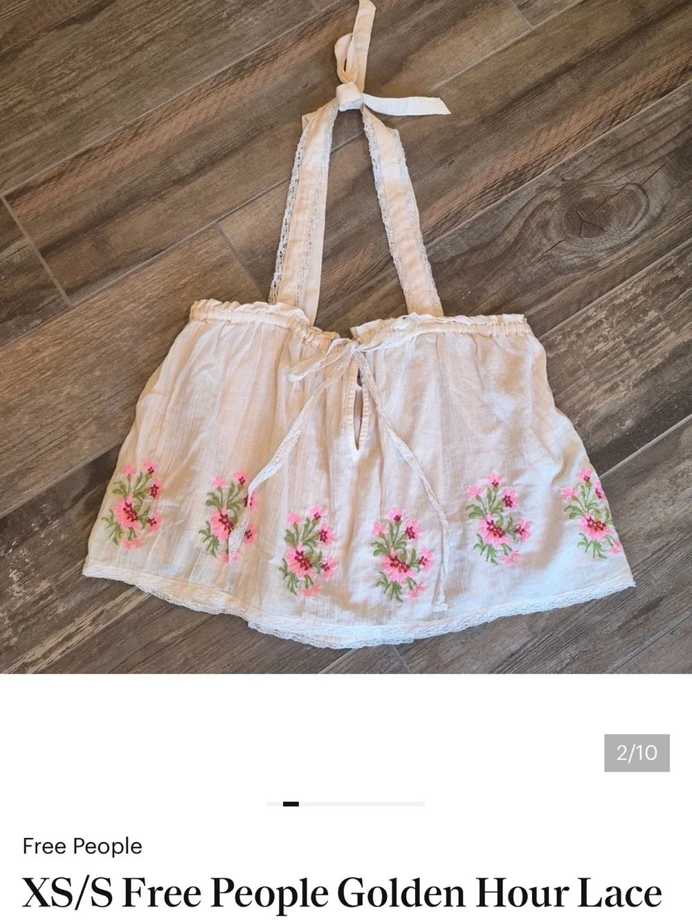 Free People beige camisole